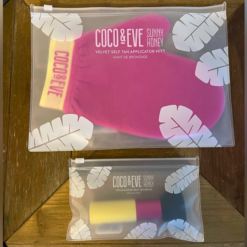 Coco&Eve Self Tan Applicator Mitt and Kabuki Brush